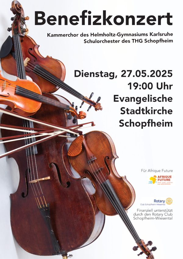 Benefizkonzert am 27. Mai 2025